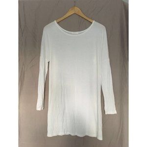 Reborn J White 3/4 Sleeve Top Size S